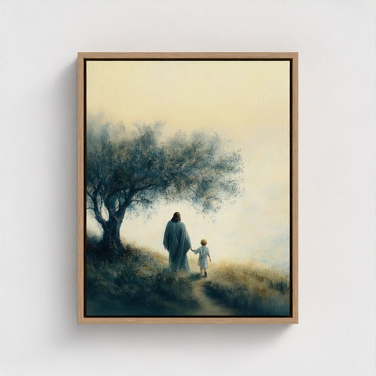 Jesus and the Child (Blonde Hair)