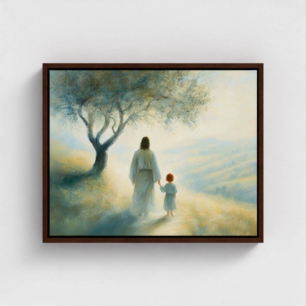 Jesus and the Child (Red Hair)