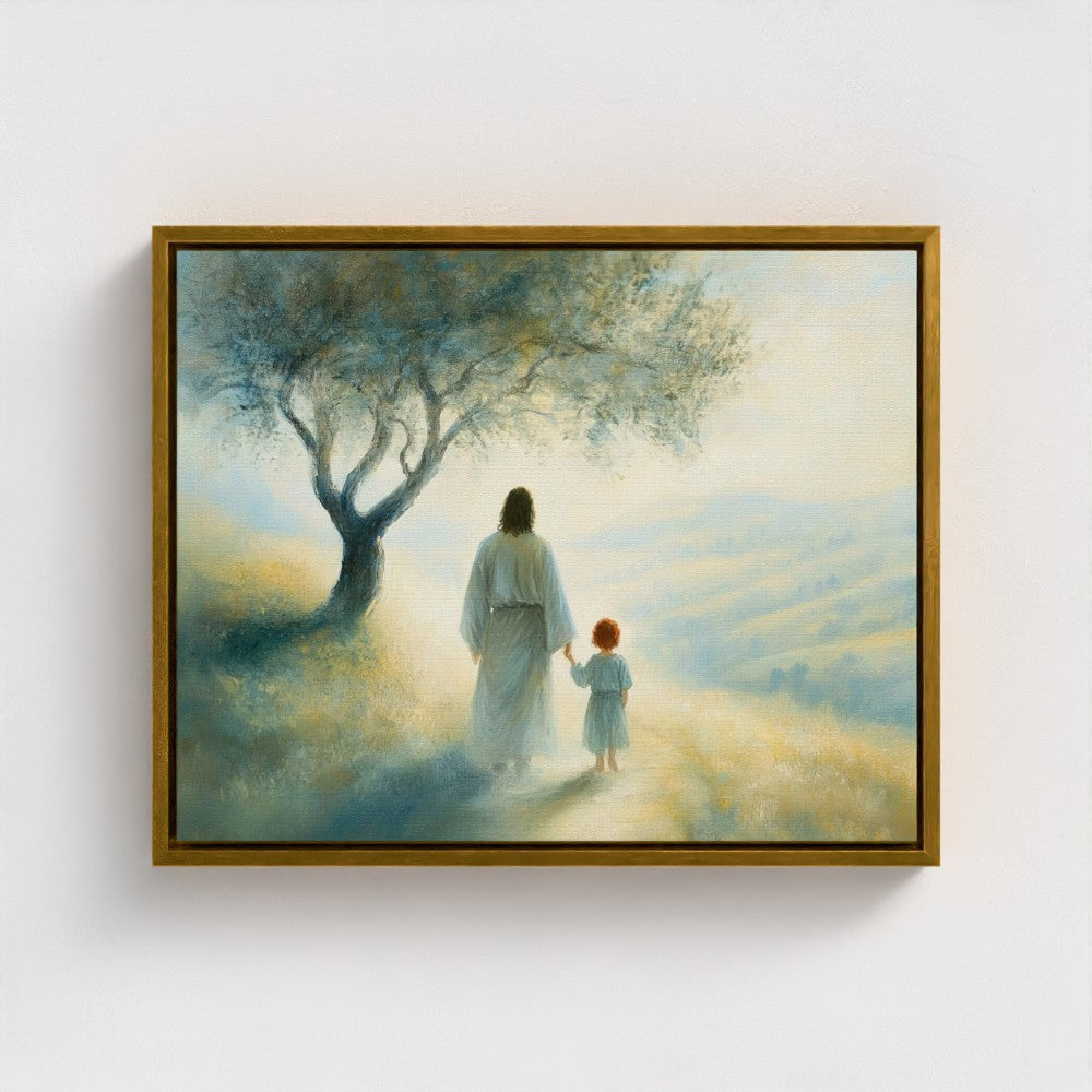 Jesus and the Child (Red Hair)
