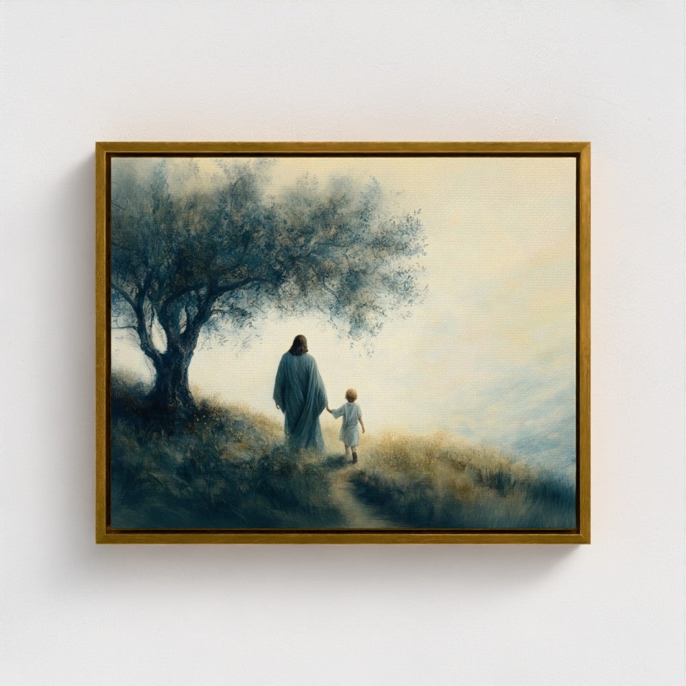 Jesus and the Child (Blonde Hair)