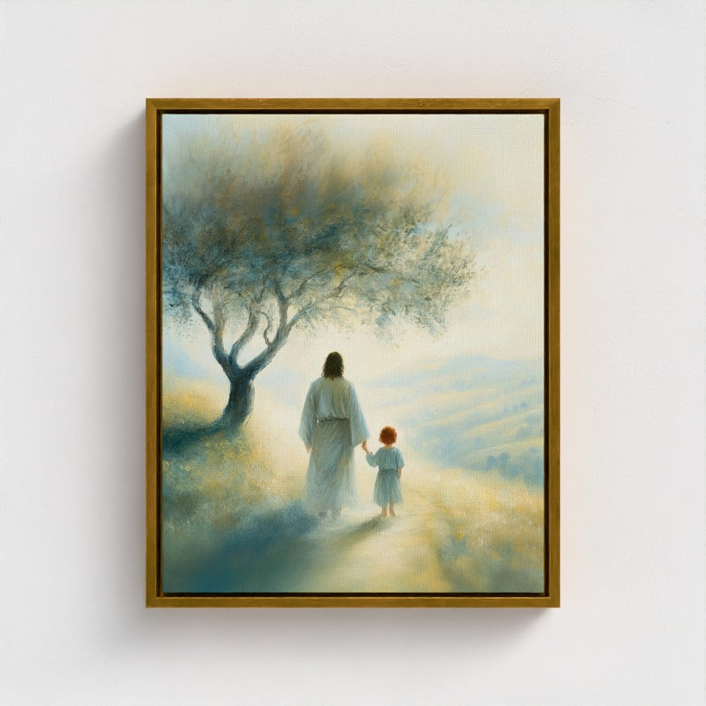 Jesus and the Child (Red Hair)