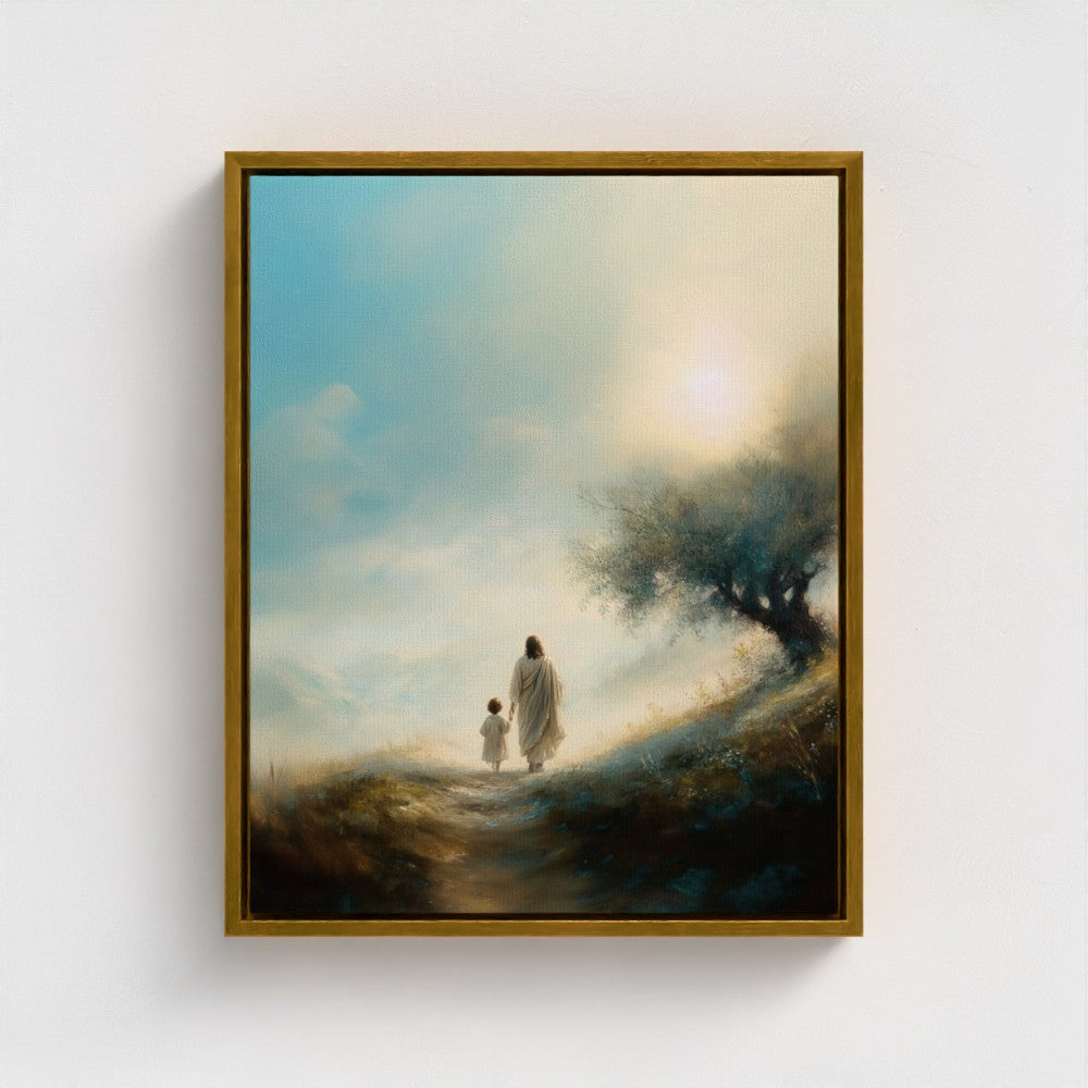 Jesus and the Child (Brown Hair)