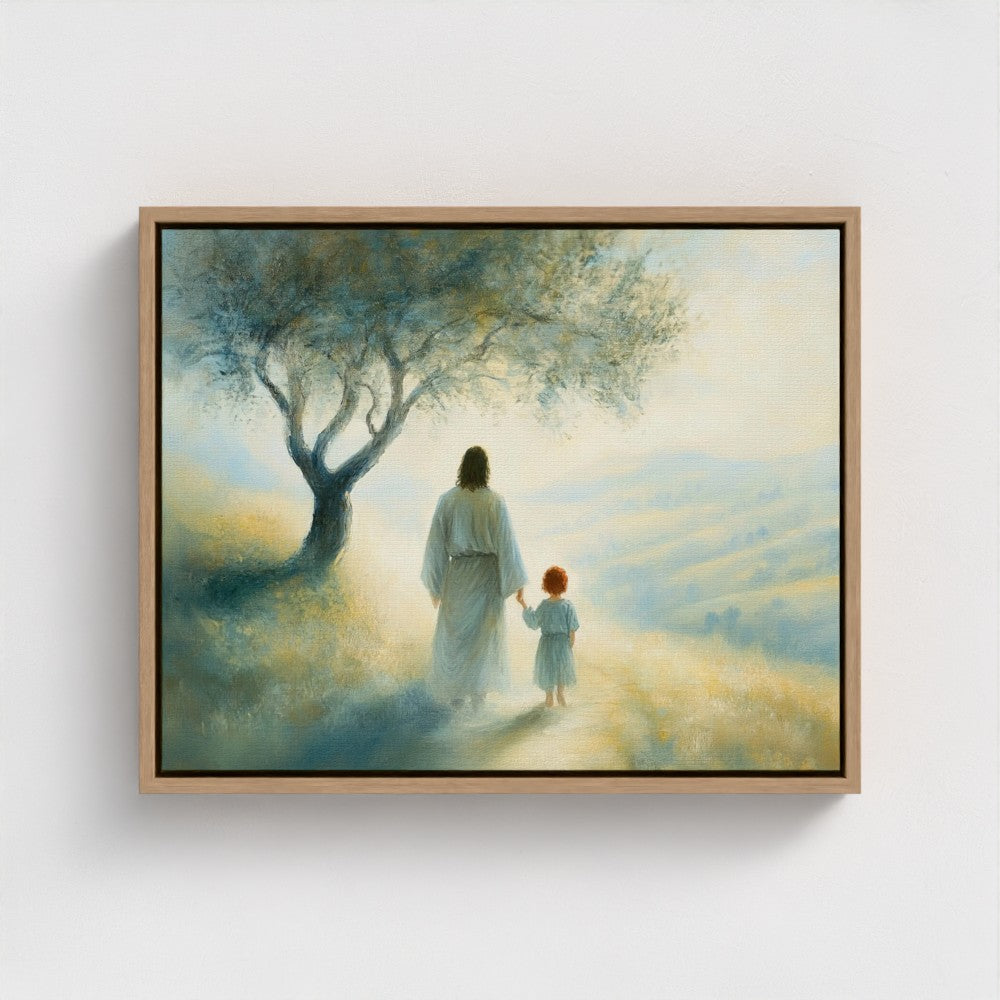 Jesus and the Child (Red Hair)