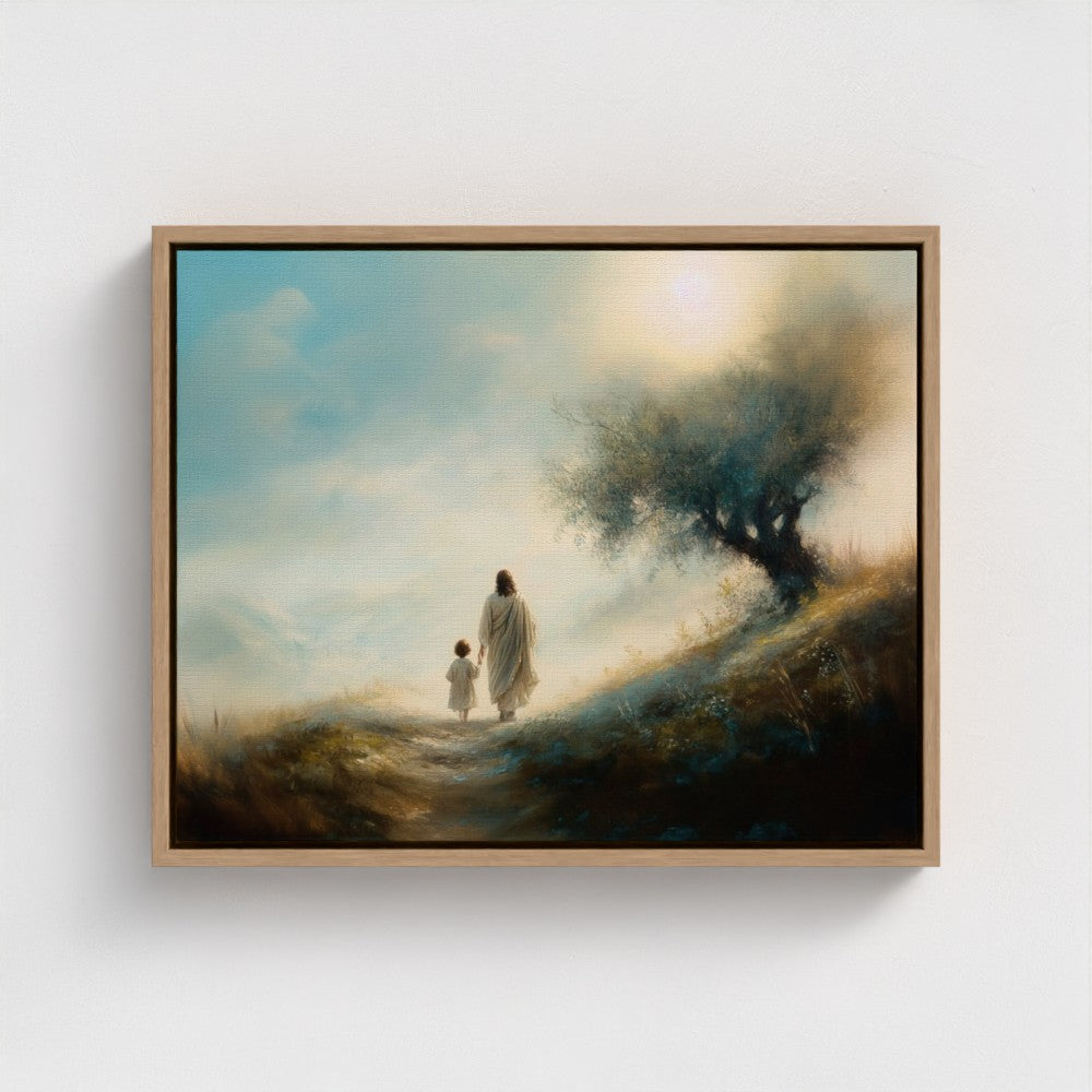 Jesus and the Child (Brown Hair)