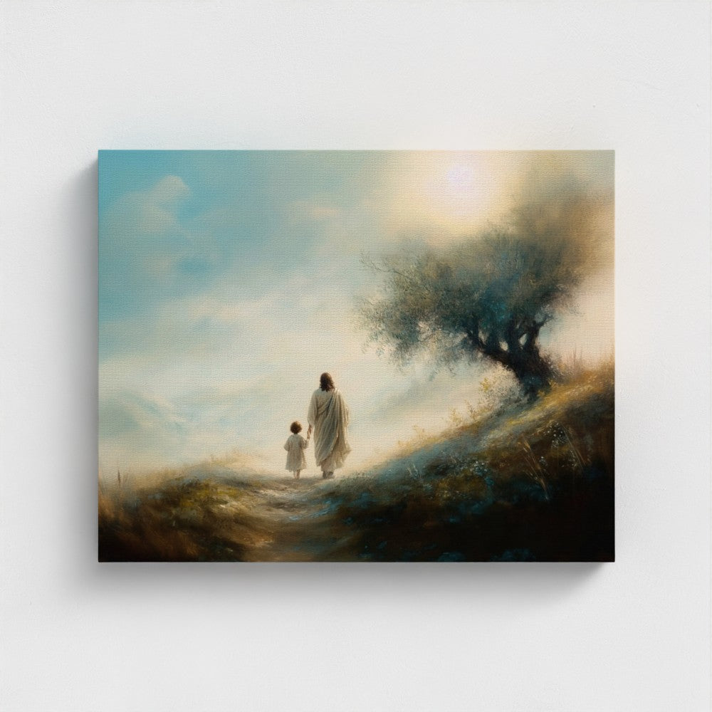 Jesus and the Child (Brown Hair)