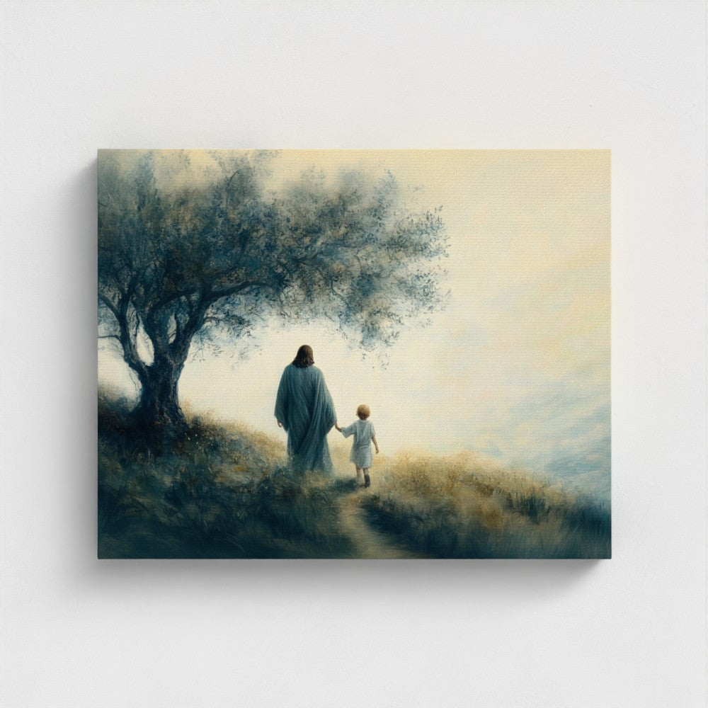 Jesus and the Child (Blonde Hair)