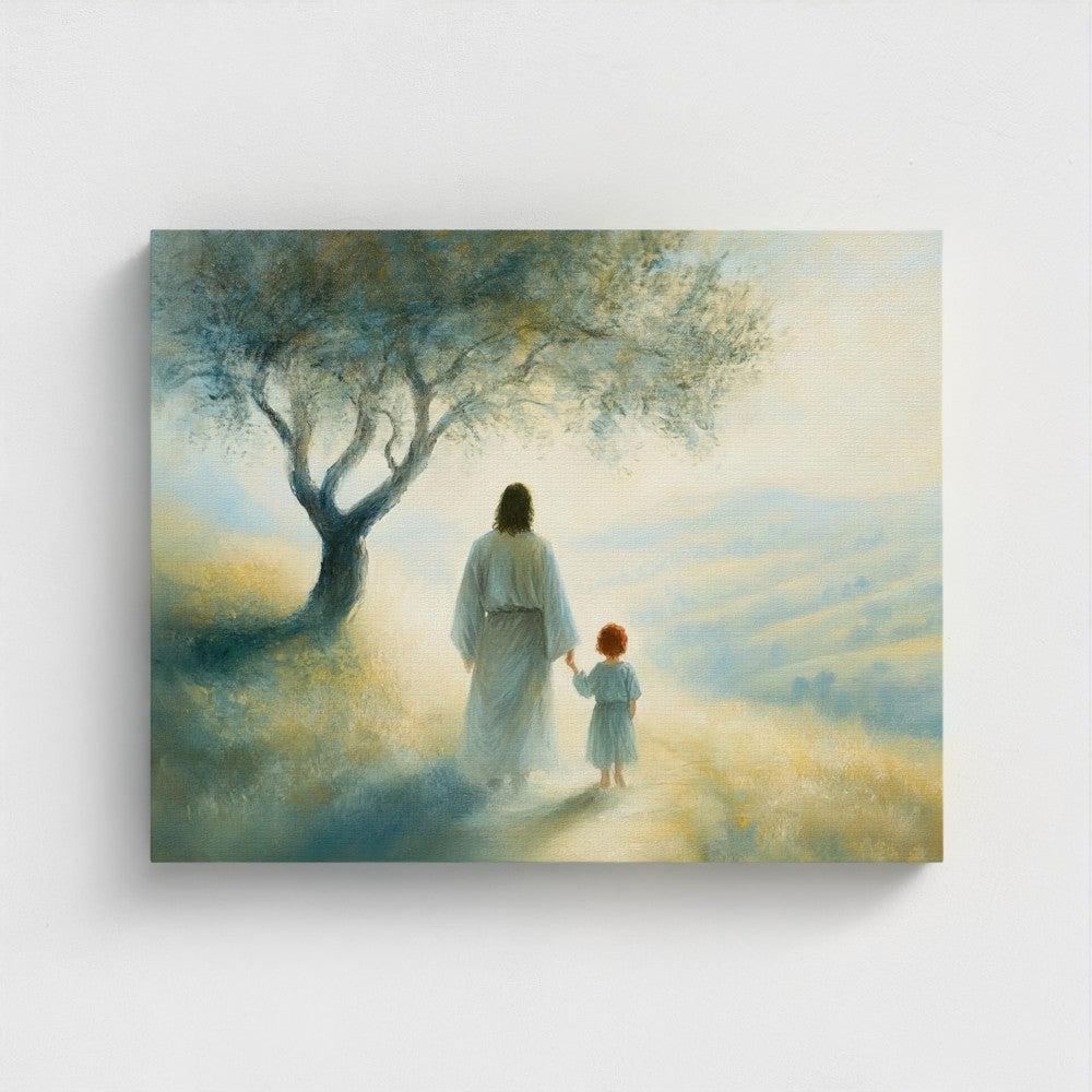 Jesus and the Child (Red Hair)