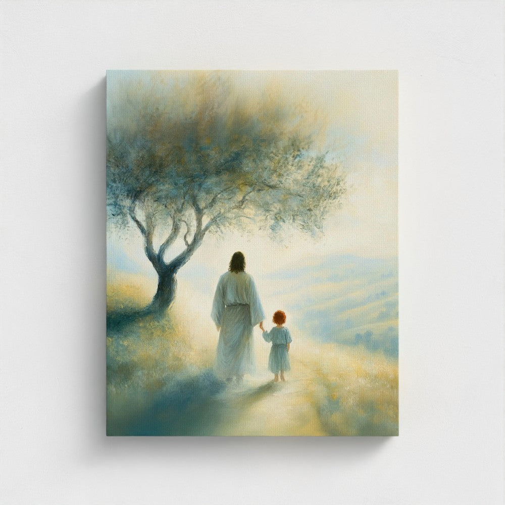 Jesus and the Child (Red Hair)